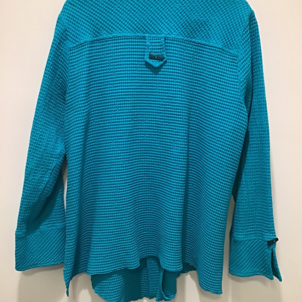 Turquoise Oversized Jacket - Picture 4 of 5